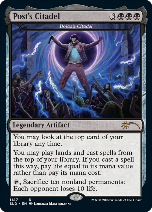 Bolas's Citadel (SLD-1187) - rare / Post's Citadel - Foil