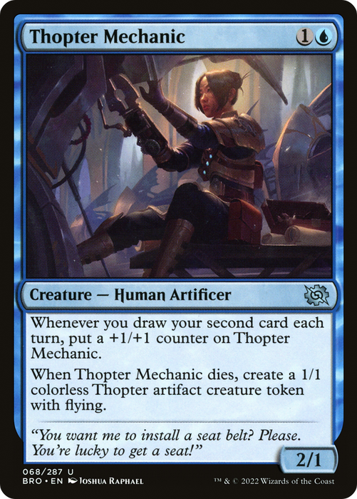 Thopter Mechanic (BRO-068) - uncommon - Foil