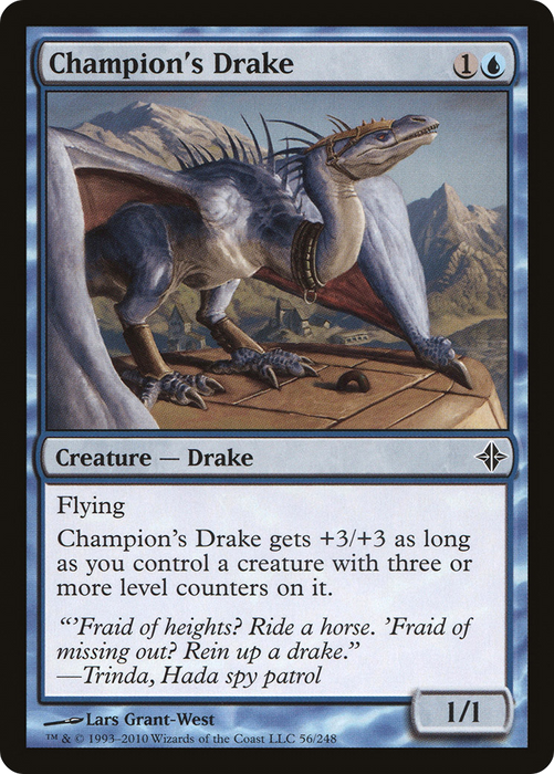 Champion's Drake (ROE-056) - common - Foil