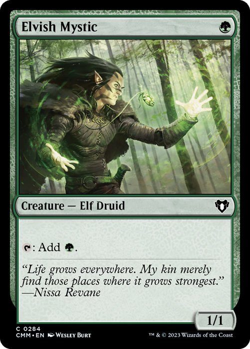 Elvish Mystic (CMM-284) - common - Foil