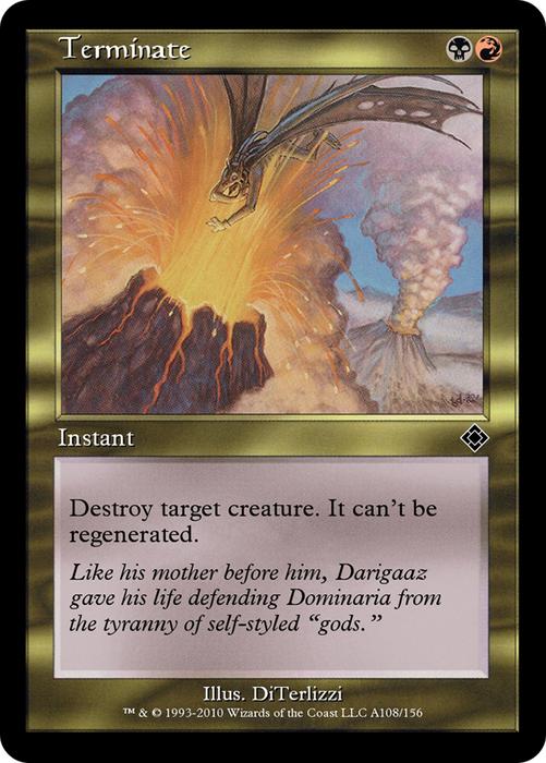 Terminate (TD0-A108) - common