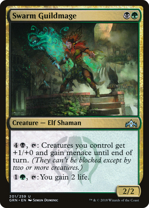 Swarm Guildmage (GRN-201) - uncommon - Foil