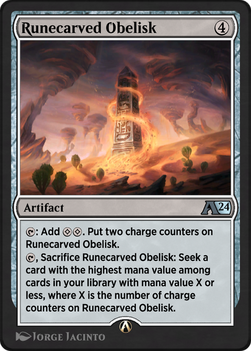 Runecarved Obelisk (YOTJ-030) - uncommon