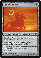 Konda's Banner (CHK-259) - rare - Foil