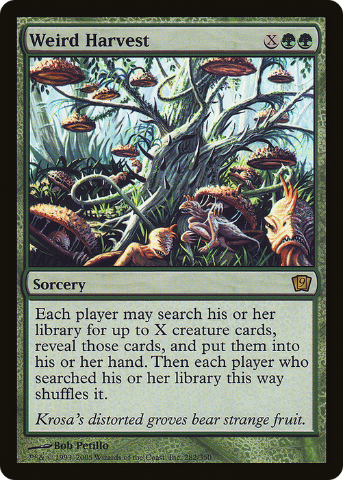 Weird Harvest (9ED-282★) - rare - Foil