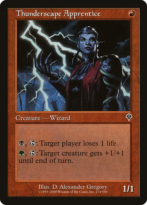 Thunderscape Apprentice (INV-174) - common - Foil