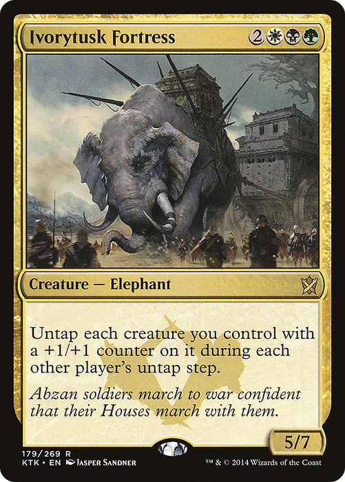 Ivorytusk Fortress (KTK-179) - rare - Foil