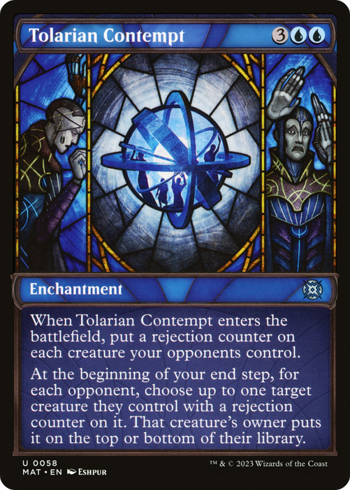 Tolarian Contempt (MAT-058) - uncommon: (Showcase) - Foil