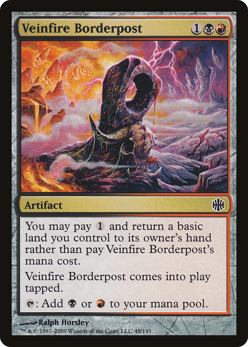 Veinfire Borderpost (ARB-048) - common - Foil