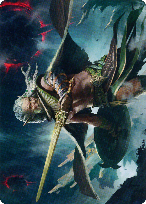 Serpent-Blade Assailant // Serpent-Blade Assailant (AMOM-040) - common (Borderless) - Foil
