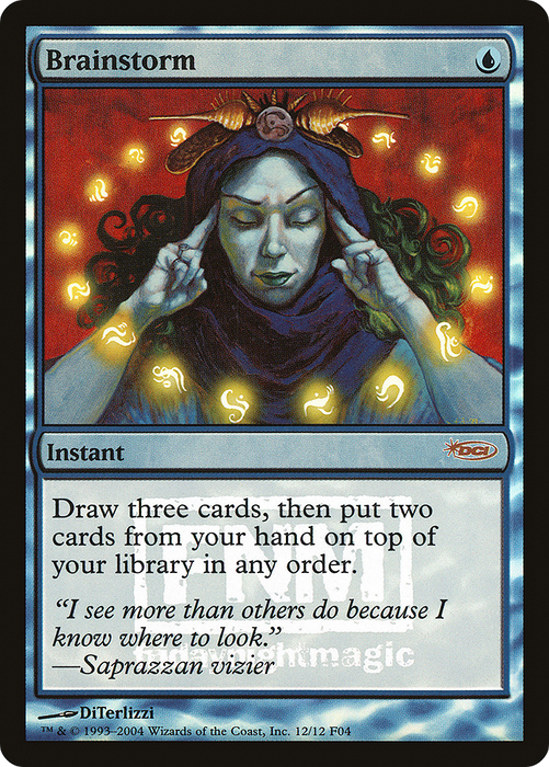 Brainstorm (FNM-012) - rare - Foil