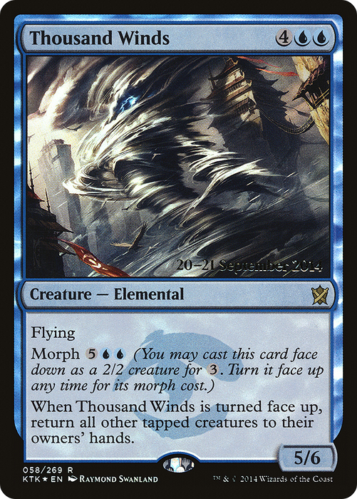 Thousand Winds (PRE-58S) - rare - Foil