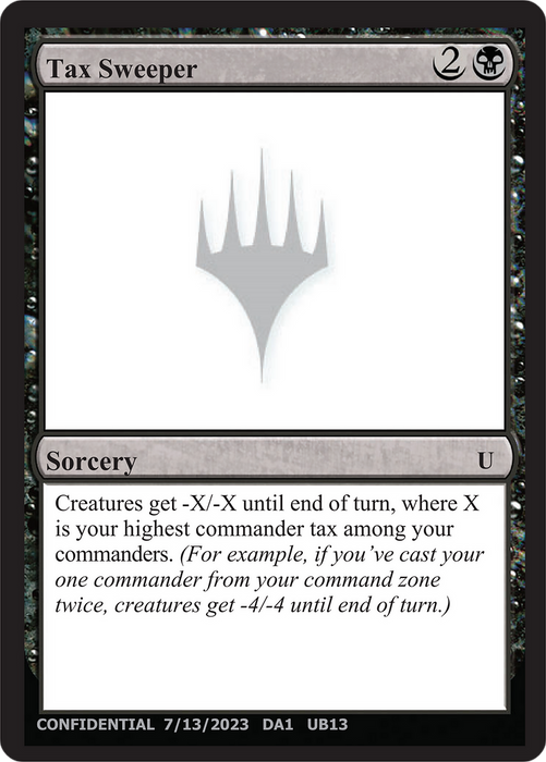Tax Sweeper (UNK-UU14B) - uncommon