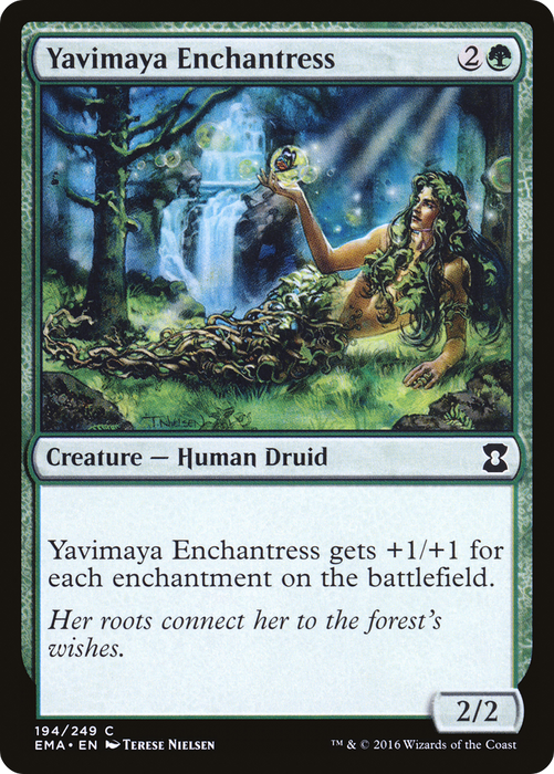 Yavimaya Enchantress (EMA-194) - common - Foil