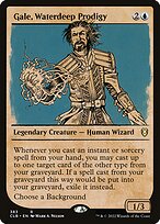 Gale, Waterdeep Prodigy (CLB-383) - rare: (Showcase) - Foil