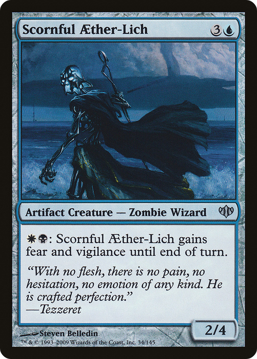 Scornful Aether-Lich (CON-034) - uncommon - Foil