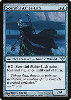 Scornful Aether-Lich (CON-034) - uncommon