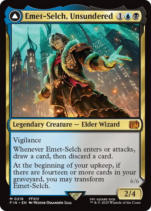Emet-Selch, Unsundered // Hades, Sorcerer of Eld (FIN-218) - mythic