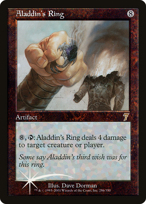 Aladdin's Ring (7ED-286★) - rare - Foil