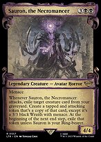 Sauron, the Necromancer (LTR-557) - rare: (Showcase) - Foil