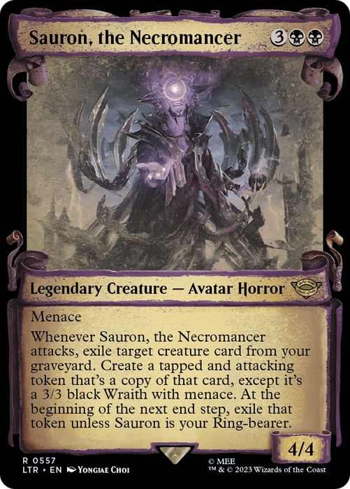 Sauron, the Necromancer (LTR-557) - rare: (Showcase)