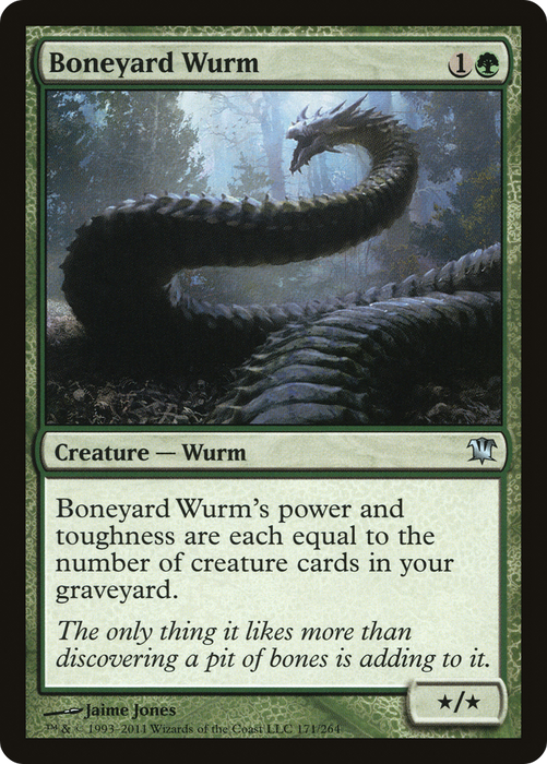 Boneyard Wurm (ISD-171) - uncommon - Foil