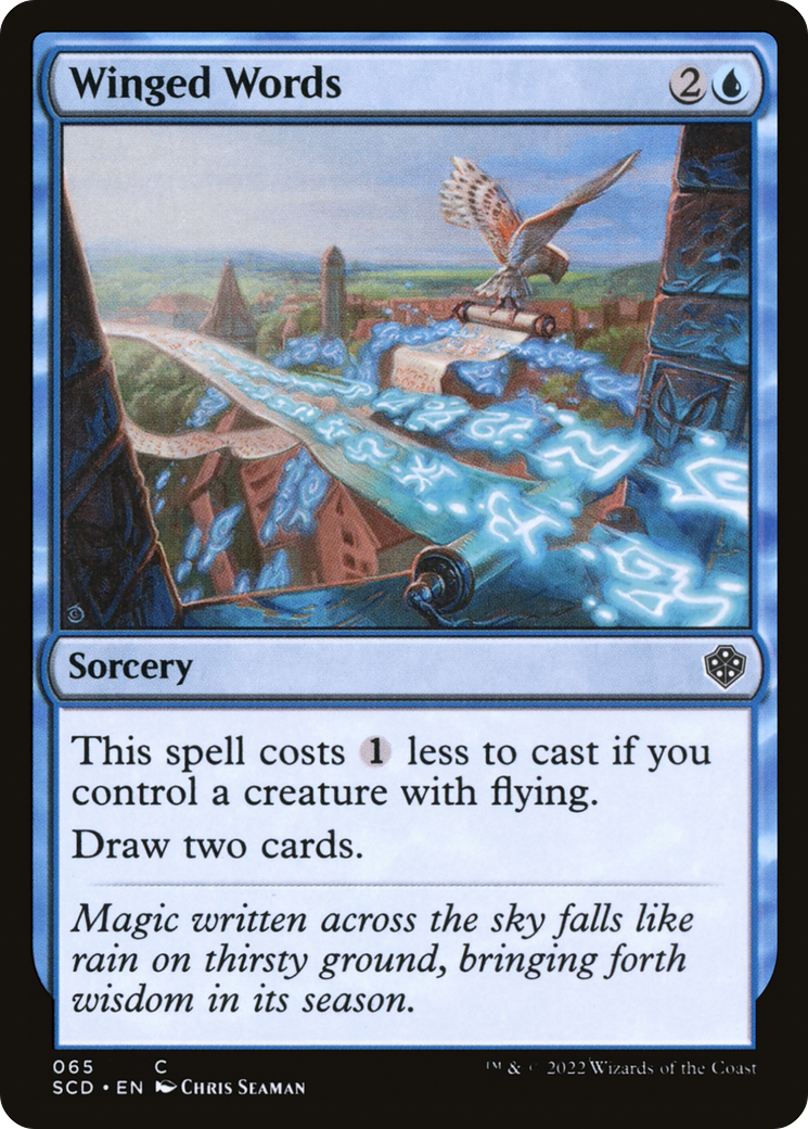 Winged Words (SCD-065) - common