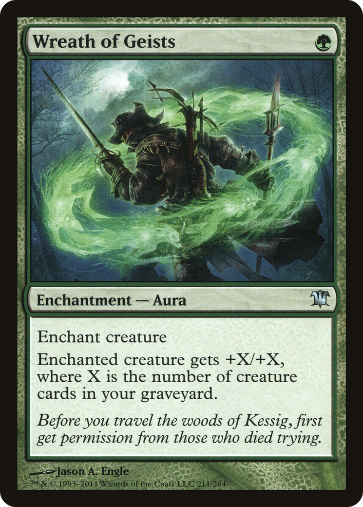 Wreath of Geists (ISD-211) - uncommon - Foil