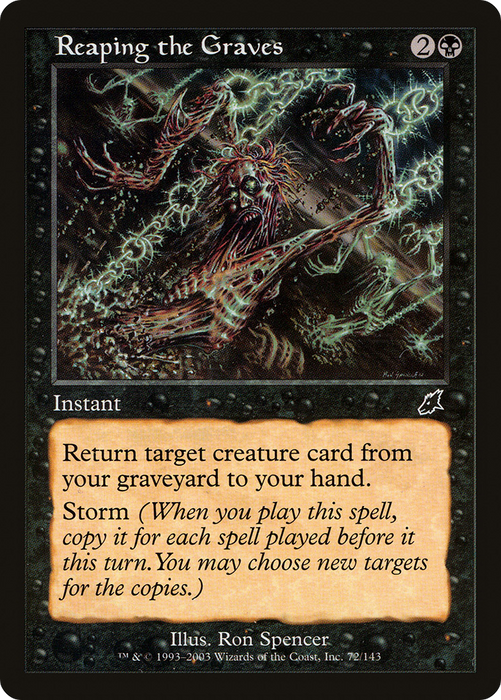 Reaping the Graves (SCG-072) - common - Foil