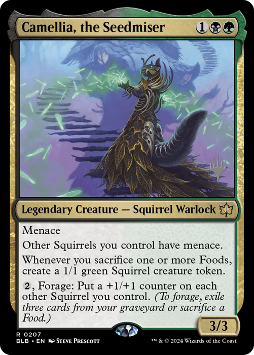 Camellia, the Seedmiser (PPBLB-207P) - rare