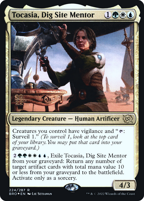 Tocasia, Dig Site Mentor (PRE-224S) - rare - Foil