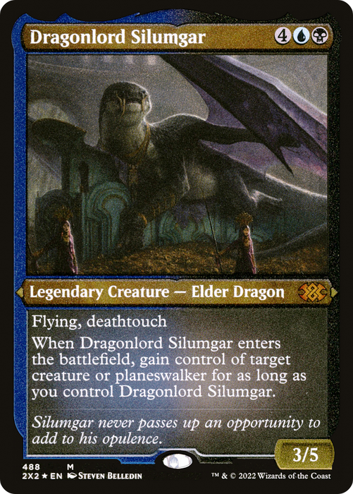 Dragonlord Silumgar (2X2-488) - mythic - Etched Foil