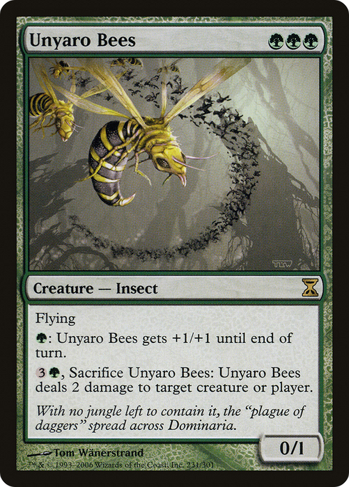 Unyaro Bees (TSP-231) - rare - Foil