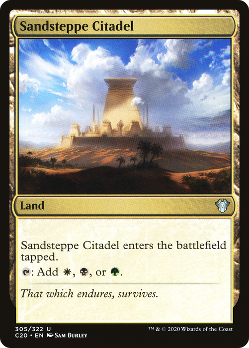 Sandsteppe Citadel (C20-305) - uncommon