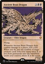 Ancient Brass Dragon (CLB-389) - mythic: (Showcase)