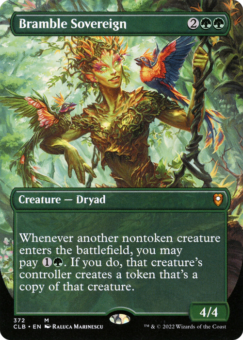 Bramble Sovereign (CLB-372) - mythic: (Showcase) (Borderless) - Foil