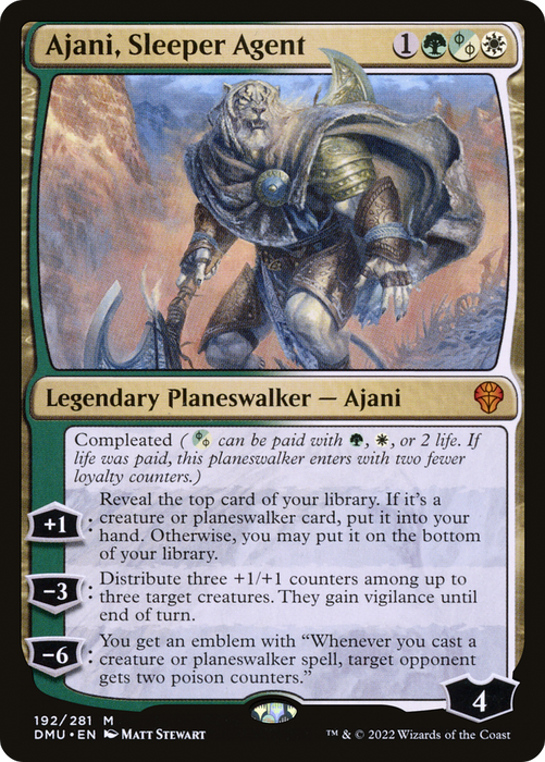 Ajani, Sleeper Agent (DMU-192) - mythic - Foil