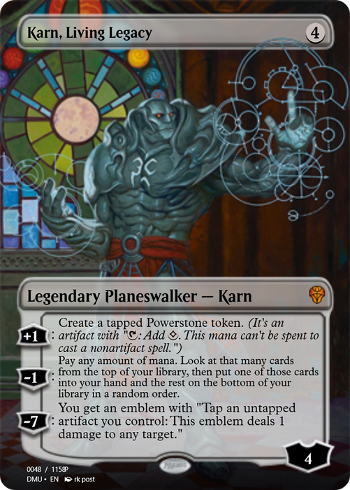 Karn, Living Legacy (PRM-103474) - mythic - Foil