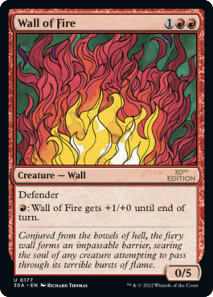 Wall of Fire (30A-177) - uncommon