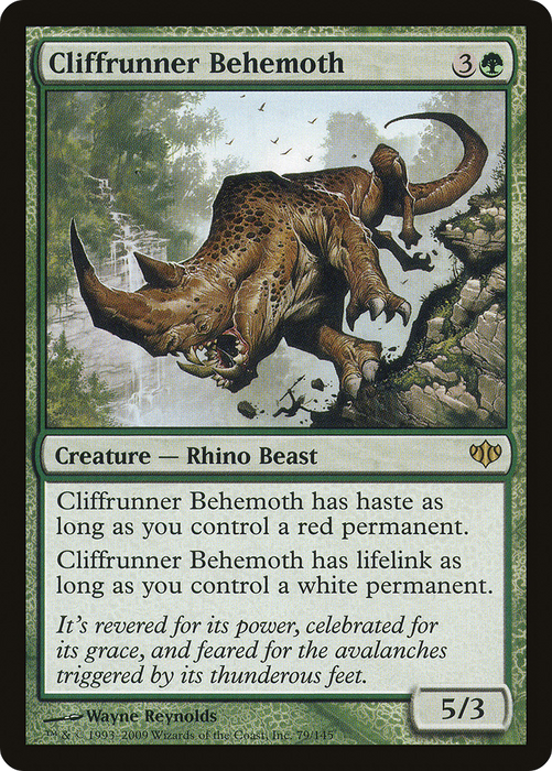 Cliffrunner Behemoth (CON-079) - rare