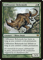 Cliffrunner Behemoth (CON-079) - rare - Foil
