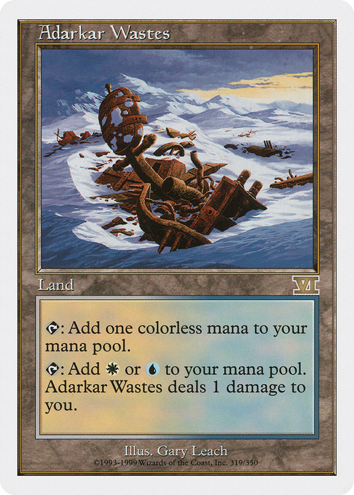 Adarkar Wastes (6ED-319) - rare