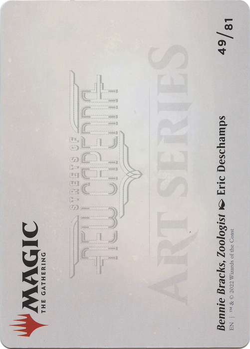 Bennie Bracks, Zoologist // Bennie Bracks, Zoologist (ASNC-049) - common (Borderless) - Foil