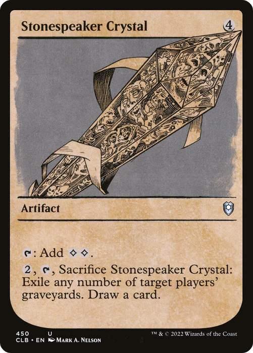Stonespeaker Crystal (CLB-450) - uncommon: (Showcase)