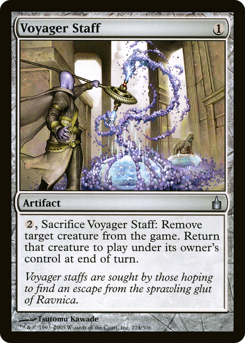 Voyager Staff (RAV-274) - uncommon - Foil