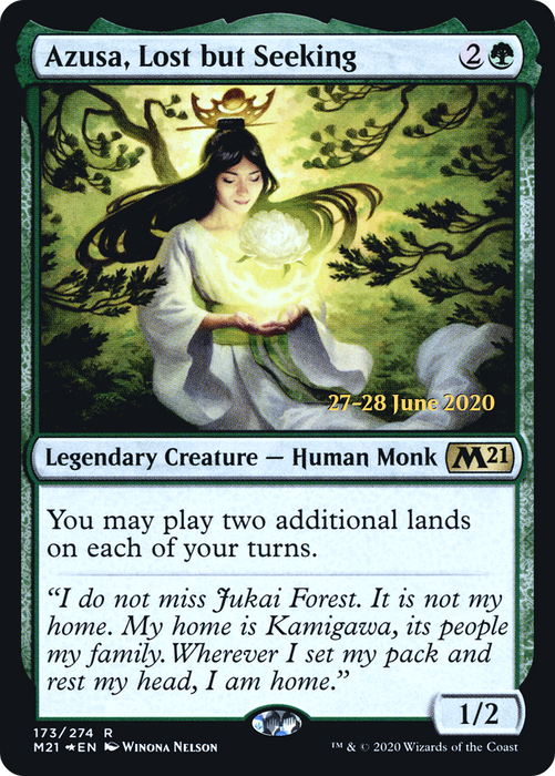 Azusa, Lost but Seeking (PRE-173S) - rare - Foil