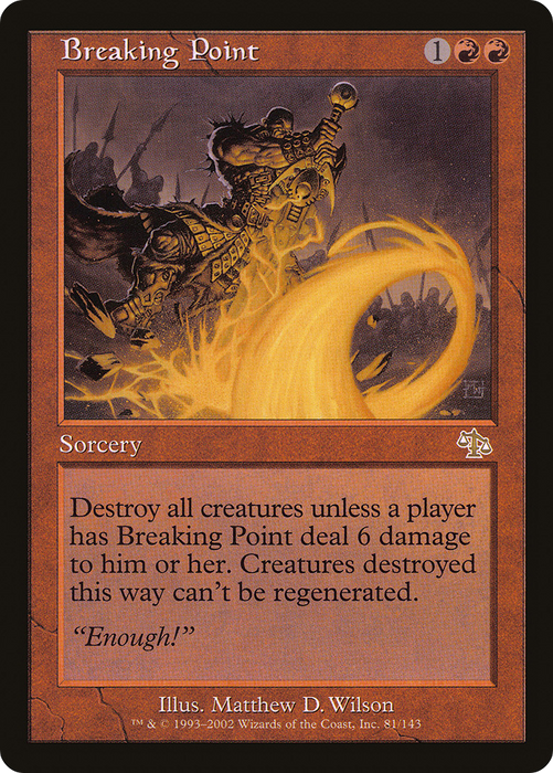 Breaking Point (JUD-081) - rare - Foil