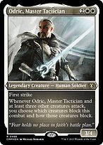 Odric, Master Tactician (CMM-468) - rare - Etched Foil