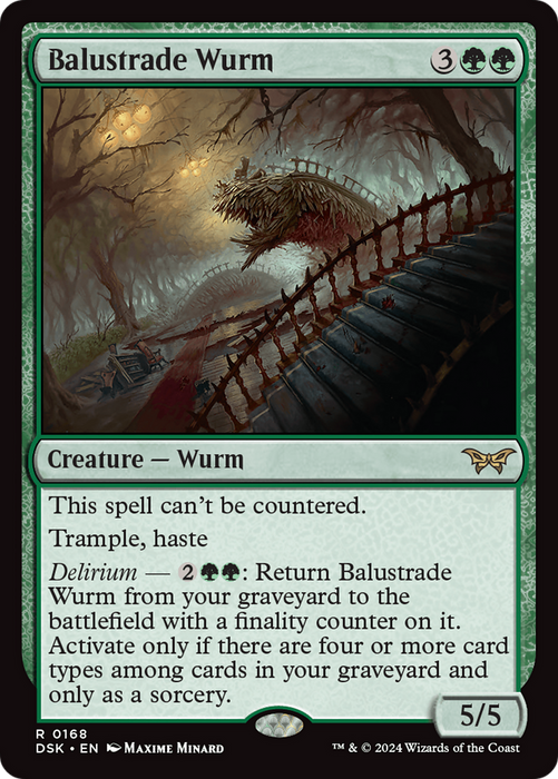 Balustrade Wurm (DSK-168) - rare - Foil