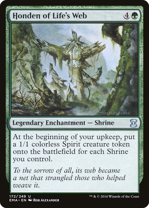 Honden of Life's Web (EMA-172) - uncommon - Foil